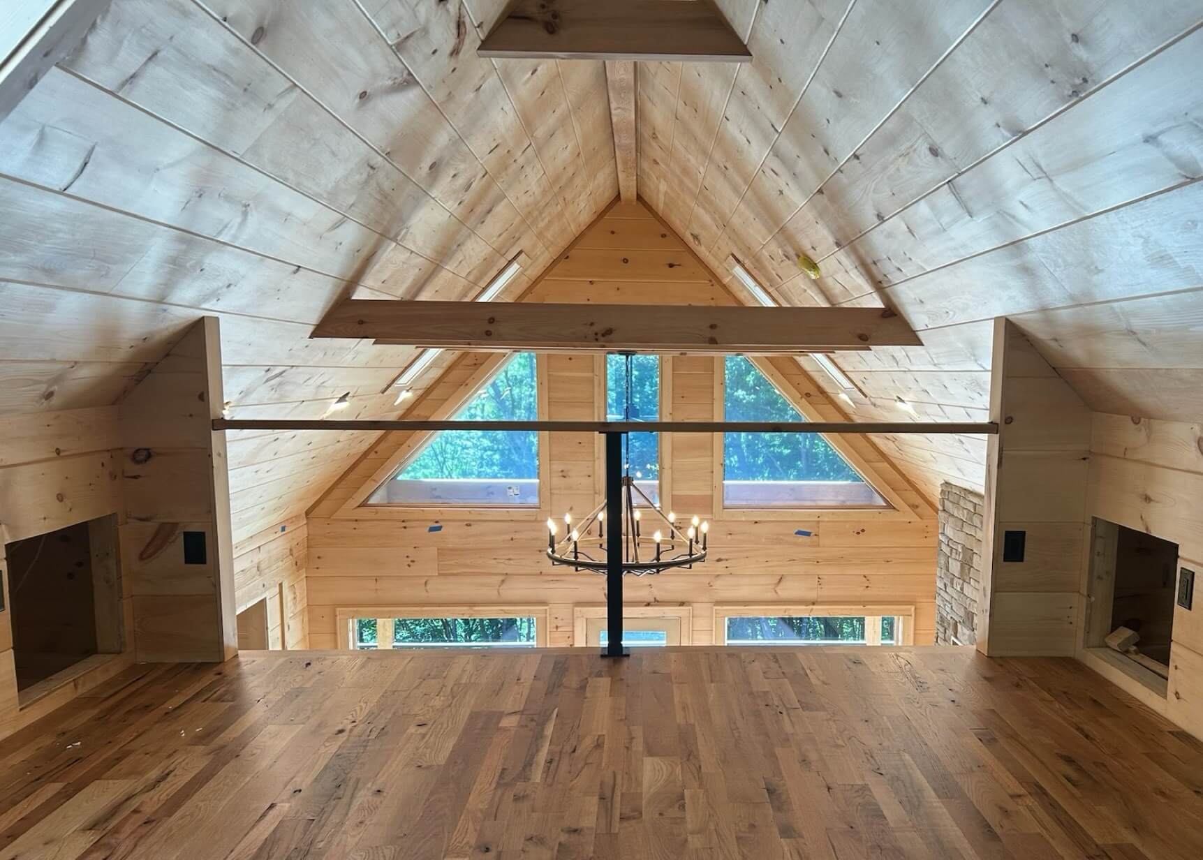 Cabin Loft Build-Out, Custom Carpentry project in the NC High Country