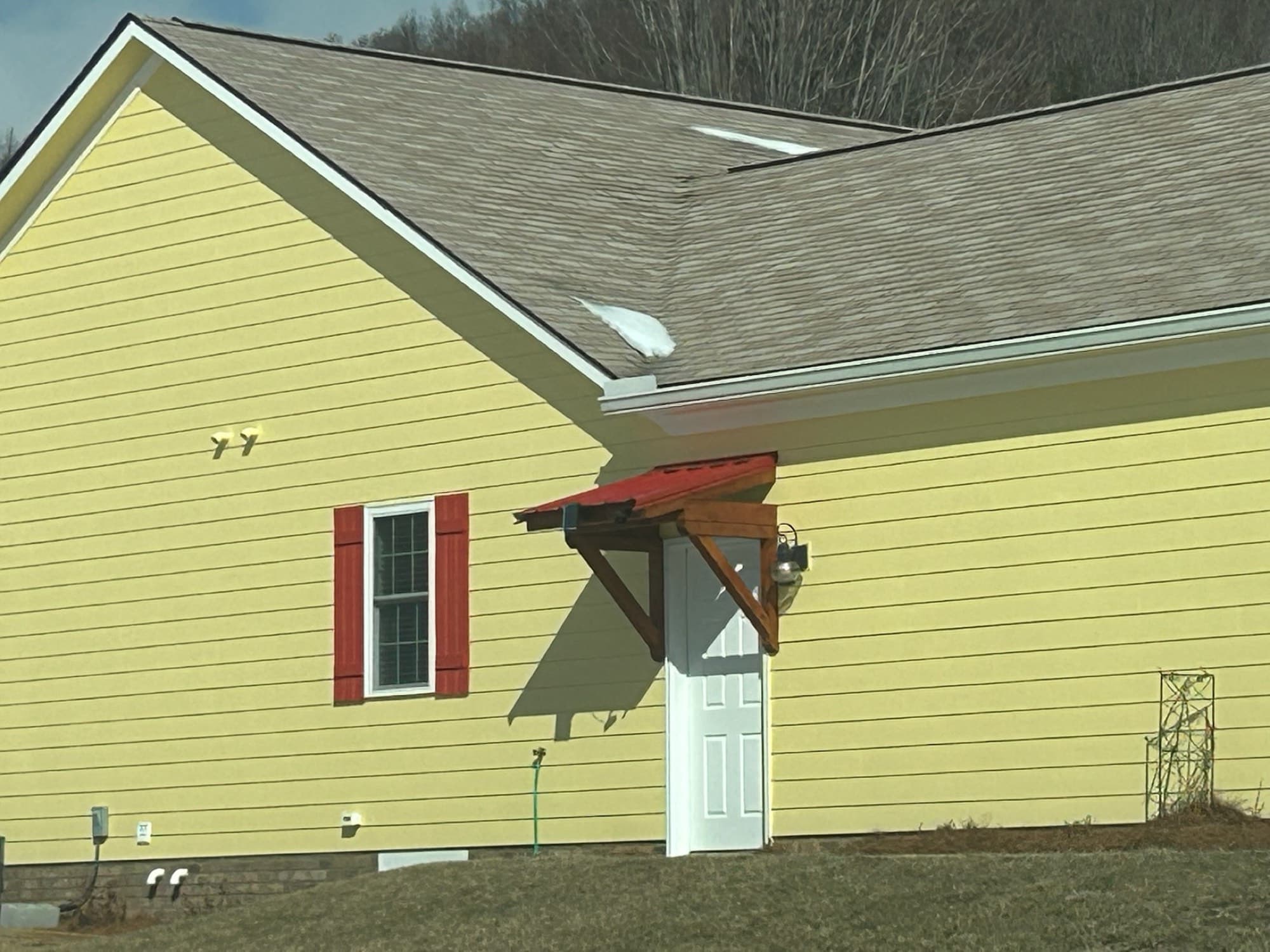 Door Awning Installations, Decks, Carports & Roofs project in the NC High Country